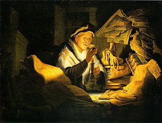 The Money Lender by Rembrandt