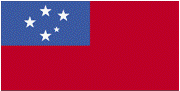 Country of Samoa Flag