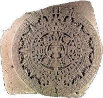 Aztec stone used as a calendar