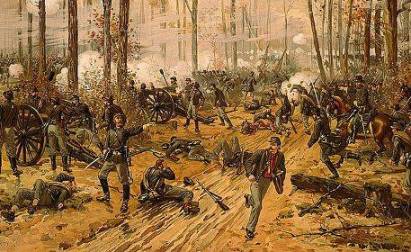 Painting of the Battle of Shiloh
