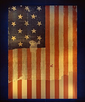Original flag that was the Star Spangled Banner