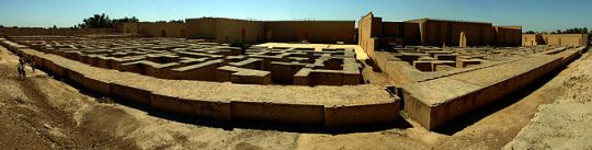 Rebuilt city of Babylon