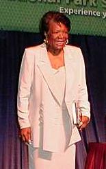 Maya Angelou at the Discovery 2000 conference