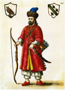 Portrait of Marco Polo standing