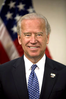 Picture of Joseph Biden and American Flag