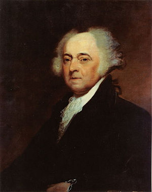 Portrait painting of President John Adams