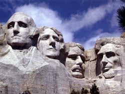 US Presidents on Mount Rushmore