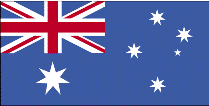 Country of Australia Flag