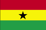 Country of Ghana Flag