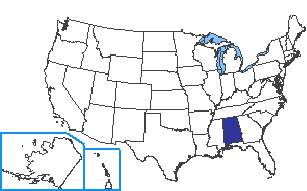 Location of Alabama State