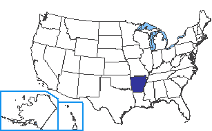 Location of Arkansas State