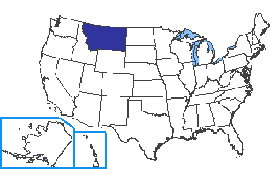 Location of Montana State