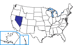 Location of Nevada State