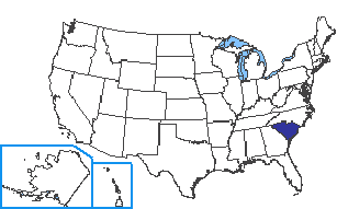 Location of South Carolina State