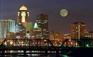 The city of Des Moines