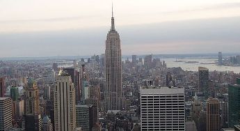 The Empire State Building in New York City