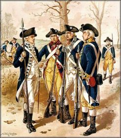 Continental Army Infantry soldiers