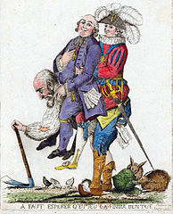 Cartoon of the French Three Estates or Orders
