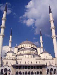 Kocatepe Mosque in Ankara, Turkey