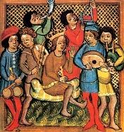 Painting of Troubadours