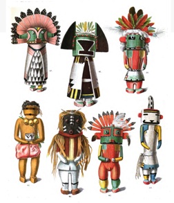 Kachina dolls of the Pueblo Indians