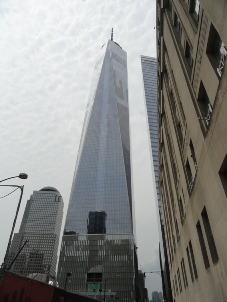 One World Trade Center from ground level