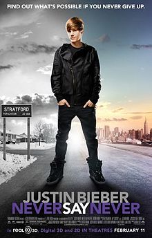 Justin Bieber movie poster