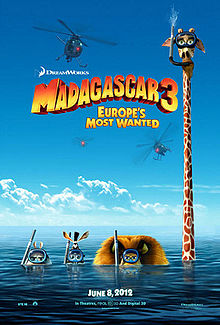 Madagascar 3 Movie poster