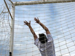 Goalkeeper in soccer 